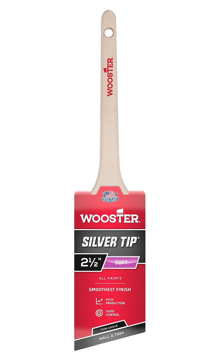 Wooster 5224-2 Silver Sash Brush – 2.5-Inch Width for Precision Painting