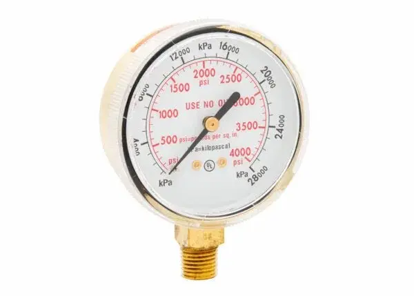 Harris 2.5-Inch Pressure Gauge – 4000 Psi / 28000 Kpa Range (9006050) 1