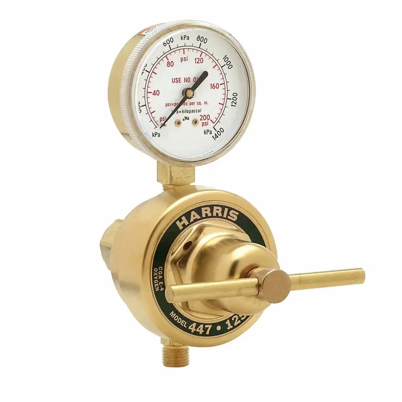 Harris 447-125-Cr Single-Stage Oxygen Regulator – Right-Hand Configuration (4000555) 1