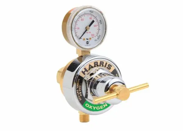 Harris Single-Stage Oxygen Regulator – Station-Mount, 247-125-Cr (4000827) 1