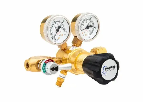 Harris Two-Stage Ultra-High-Purity Brass Regulator – Model 721-500-350-D (721500350D) 1