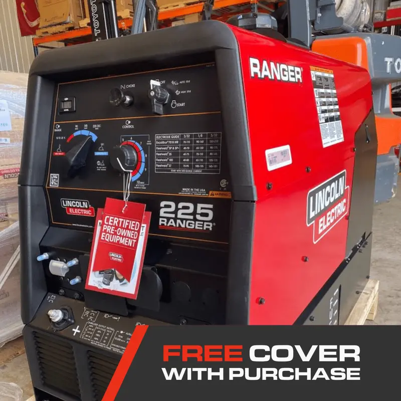 Lincoln Ranger 225 Engine-Driven Welder – Low-Hour Factory Demo Unit 1